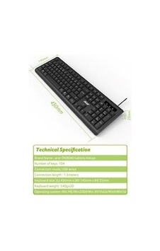 Acer OAK-0A0 Kablolu Sessiz Tuşlu Klavye Acer OAK-0A0 Kablolu Sessiz Tuşlu Klavye