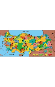 Türkiye Haritası Renkli 118×56 Türkiye Haritası Renkli 118×56