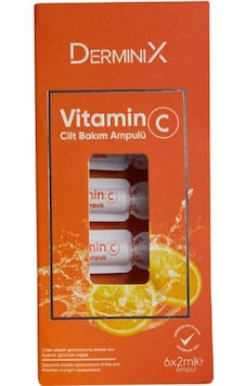 Derminix Vitamin C Cilt Bakım Ampülü 12 Ml Derminix Vitamin C Cilt Bakım Ampülü 12 Ml