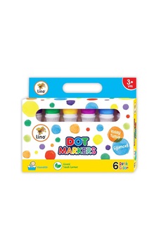 Lino Dot Markers 6'li Yıkanabilir Boya Lino Dot Markers 6'li Yıkanabilir Boya