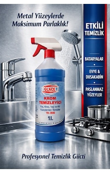 Krom Temizleyici 1 Litre Pas, Kireç, Yağ Ve Kir Çözücü 1 L / Krom Temizleme 1 Litre Paslanmaz Çelik Ve Krom Temizleyici Diğer Krom Temizleyici 1 Litre Pas, Kireç, Yağ Ve Kir Çözücü 1 L / Krom Temizleme 1 Litre Paslanmaz Çelik Ve Krom Temizleyici Diğer