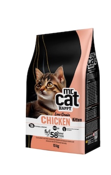 Mr. Cat Happy Tavuklu Yavru Kedi Maması 15 KG Mr. Cat Happy Tavuklu Yavru Kedi Maması 15 KG
