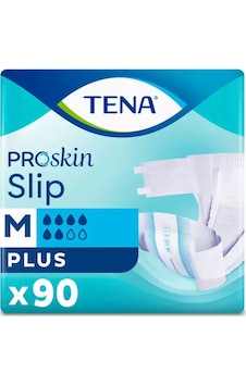 Tena Slip Proskin Plus 6 Damla Bel Bantlı Hasta Bezi M 90'lı
