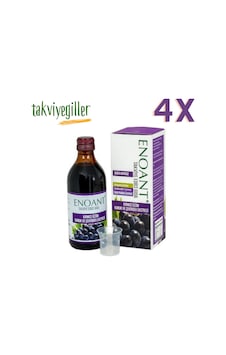 Enoant Siyah Üzüm Ekstraktı 250ml 4 Adet