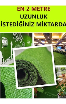 Yapay Çim Halı Yeşil Çim Halı Sentetik Çim Halı 2 Metre Eninde