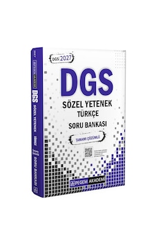 Pegem 2027 Dgs Türkçe Tamamı Çözümlü Soru Bankası Sözel Yetenek Pegem 2027 Dgs Türkçe Tamamı Çözümlü Soru Bankası Sözel Yetenek