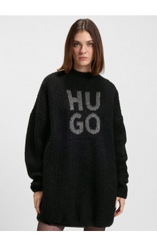 Hugo Siyah Kadın Balıkçı Yaka Yazı Baskılı Kazak 50548245 Hugo Siyah Kadın Balıkçı Yaka Yazı Baskılı Kazak 50548245