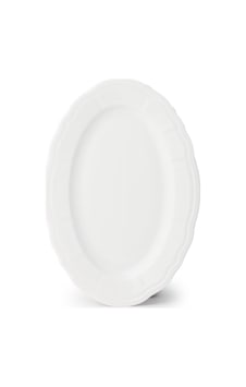 Porsima 4447 Tiffany Porselen Kayık Tabak Seti - Oval Kahvaltılık Sunumluk Seti 30cm 2 Adet Çok Renkli