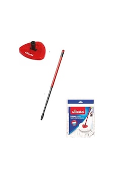 Vileda Turbo Sap + Turbo Classic Üçgen Başlık + Mikrofiber Yedek Paspas Vileda Turbo Sap + Turbo Classic Üçgen Başlık + Mikrofiber Yedek Paspas