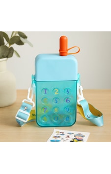 Telefon Modeli Su Matarası 300 Ml - Pipetli Vidalı Kapak Askılı Çok Renkli Telefon Modeli Su Matarası 300 Ml - Pipetli Vidalı Kapak Askılı Çok Renkli