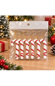 Yılbaşı Çam Ağacı Süsü Baston Şeker 7 Cm - Kırmızı Beyaz Şeker Kamışı Tepe Ve Dal Süsü 6'lı Paket - 9022674274700 Diğer Yılbaşı Çam Ağacı Süsü Baston Şeker 7 Cm - Kırmızı Beyaz Şeker Kamışı Tepe Ve Dal Süsü 6'lı Paket - 9022674274700 Diğer
