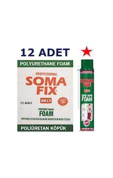 Tr 12 Adet 750 Ml 920 Gr Somafix Mantolama Poliüretan Köpüğü Yapıştırma Şişmeyen Eps Xps Köpük S815 Genel Tr 12 Adet 750 Ml 920 Gr Somafix Mantolama Poliüretan Köpüğü Yapıştırma Şişmeyen Eps Xps Köpük S815 Genel
