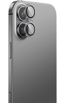 Apple Uyumlu   iPhone 16 Plus Benks Dr Safir Kamera Lens Koruyucu Gümüş