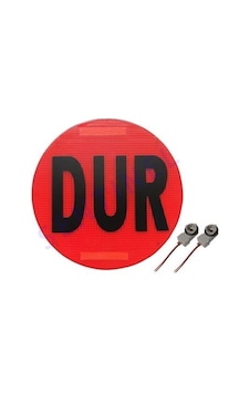 Dur Levhası Servis Araçları İçin Duylu Yuvarlak