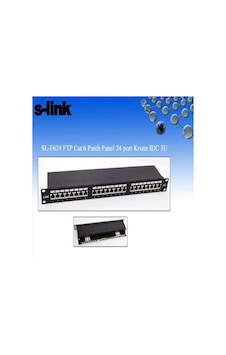 S Lınk Sl F624 24 Port Utp Cat6 Patch Panel S Lınk Sl F624 24 Port Utp Cat6 Patch Panel