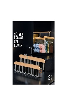 Dolap İçi Askı 2 Adet Sütyen Şal Kravat Kemer Çanta Siyah Dolap İçi Askı 2 Adet Sütyen Şal Kravat Kemer Çanta Siyah