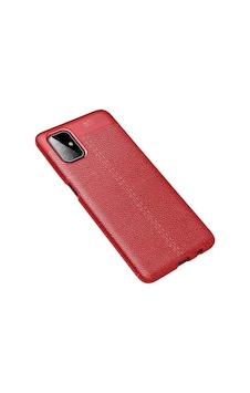 Samsung Galaxy Uyumlu M51 Kılıf Deri Görünümlü Renk Atmayan Dayanaklı Silikon Kapak Niss Samsung Galaxy Uyumlu M51 Kılıf Deri Görünümlü Renk Atmayan Dayanaklı Silikon Kapak Niss