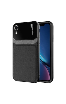 Apple Uyumlu iPhone Xr 6.1 Kılıf Deri Görünümlü Tasarım Sert Arka Kapak Apple Uyumlu iPhone Xr 6.1 Kılıf Deri Görünümlü Tasarım Sert Arka Kapak