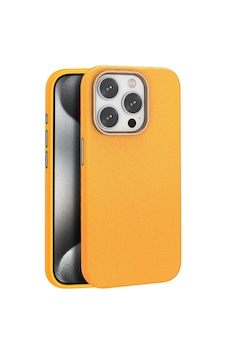 Joko - 175 - iPhone Uyumlu 14 Pro Max Kılıf Wonder Deri Magsafe Kapak - Csmo-tex - - Turuncu Joko - 175 - iPhone Uyumlu 14 Pro Max Kılıf Wonder Deri Magsafe Kapak - Csmo-tex - - Turuncu