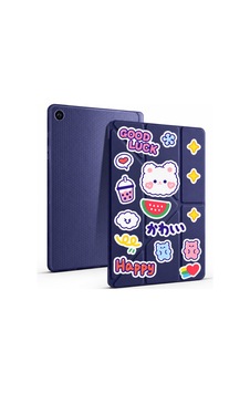 Samsung Galaxy Tab A11 / Tab A9 Uyumlu Kalem Bölmeli Kawaii Origami Standlı Uyuku Modlu Tablet Kılıfı Arka Kapak Samsung Galaxy Tab A11 / Tab A9 Uyumlu Kalem Bölmeli Kawaii Origami Standlı Uyuku Modlu Tablet Kılıfı Arka Kapak