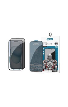 Apple iPhone 15 Uyumlu Plus Hayalet Ekran Koruyucu Go Des 9d Full Cover Privacy Temperli Cam