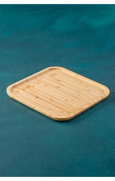 Acar Bambu Kare Tabak - 25 Cm