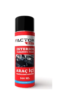 Factor360 Otomobil Araç İçi Temizleme Köpüğü Aerosol 500 Ml Factor360 Otomobil Araç İçi Temizleme Köpüğü Aerosol 500 Ml