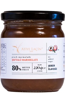 Atiye Laçin Şeftali Marmelatı 220 G