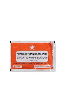 Tek Yıldız Kumaş Boyası Portakal Tek Yıldız Kumaş Boyası Portakal