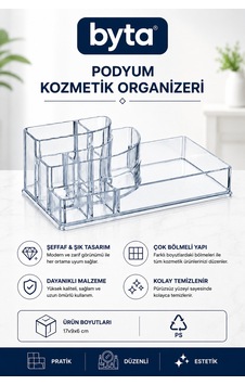 Şeffaf Akrilik Makyaj Ve Kozmetik Düzenleyici Organizer Çok Bölmeli Masaüstü Saklama Kutusu Şeffaf Şeffaf Akrilik Makyaj Ve Kozmetik Düzenleyici Organizer Çok Bölmeli Masaüstü Saklama Kutusu Şeffaf