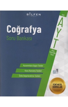 AYT Coğrafya Soru Bankası- Bilfen Yayınları AYT Coğrafya Soru Bankası- Bilfen Yayınları