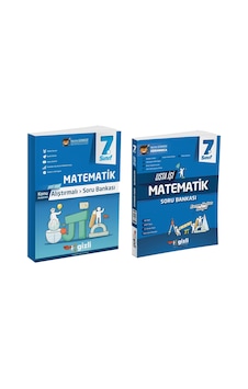 Gizli 2025 7. Sınıf Matematik Alıştırmalı + Usta İşi Soru Bankası Seti 2 Kitap Güncel Müfredat Gizli 2025 7. Sınıf Matematik Alıştırmalı + Usta İşi Soru Bankası Seti 2 Kitap Güncel Müfredat