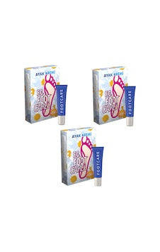 Foot Care Ayak Kokusu Giderici Ayak Kremi 10 G x 3 + Pamuklu Çorap x 3 Adet Foot Care Ayak Kokusu Giderici Ayak Kremi 10 G x 3 + Pamuklu Çorap x 3 Adet