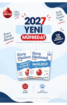 Nartest Yayınevi 2027 5. Sınıf Din Kültürü Ve Ahlak Bilgisi + İngilizce Yeni Müfredat Bağlam Temelli Soru Hazinesi Seti 2 Kitap Nartest Yayınevi 2027 5. Sınıf Din Kültürü Ve Ahlak Bilgisi + İngilizce Yeni Müfredat Bağlam Temelli Soru Hazinesi Seti 2 Kitap