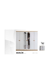 Berlin Mdf 6 Kapılı Dolap Berlin Mdf 6 Kapılı Dolap