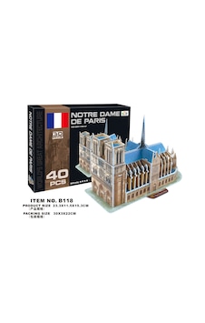 Cc Oyuncak - 3d Puzzle Notre Dame De Paris - 40 Parça