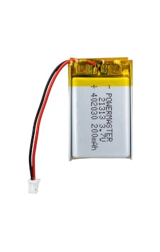 Powermaster 3.7 Volt 200 Mah Lityum Polimer Şarjlı Pil 4x20x30 Mm Akıllı Saat Kulaklık Pili Powermaster 3.7 Volt 200 Mah Lityum Polimer Şarjlı Pil 4x20x30 Mm Akıllı Saat Kulaklık Pili