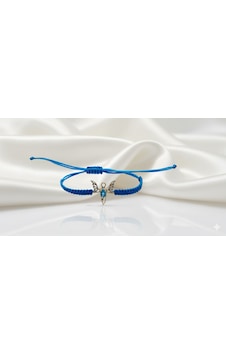 Ariş Güç Meleği Mavi Topaz Altın Bileklik Sandalfon Sarı Altın Ariş Güç Meleği Mavi Topaz Altın Bileklik Sandalfon Sarı Altın