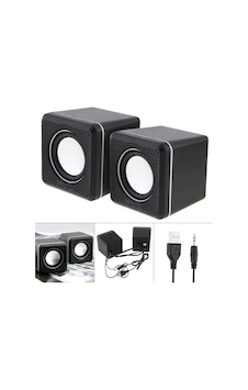 Pc Usb Mini Speaker 1+1 Hoparlör Ses Sistemi Platoon Pl-4085 Pc Usb Mini Speaker 1+1 Hoparlör Ses Sistemi Platoon Pl-4085