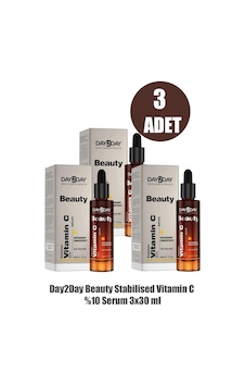 Day2day Beauty Stabilised Vitamin C %10 Serum 30 Ml 3 Adet Day2day Beauty Stabilised Vitamin C %10 Serum 30 Ml 3 Adet