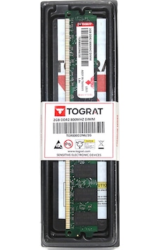 Tograt TGR800D2N6/2G 2 GB DDR2 800 MHz CL6 AMD ve Intel İşlemcilerle Uyumlu Ram Tograt TGR800D2N6/2G 2 GB DDR2 800 MHz CL6 AMD ve Intel İşlemcilerle Uyumlu Ram