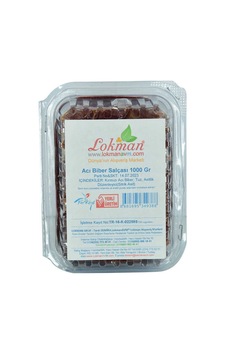 Acı Biber Salçası 1000 Gr Paketli Kutulu