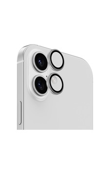 Apple Uyumlu iPhone 16 Plus Parlama Önleyici Benks Glass Warrior Metal Kamera Lens Koruyucu Titanyum-gümüş Apple Uyumlu iPhone 16 Plus Parlama Önleyici Benks Glass Warrior Metal Kamera Lens Koruyucu Titanyum-gümüş