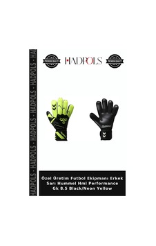 Hadpols Özel Üretim Futbol Ekipmanı Erkek Sarı Hummel Hml Performance Gk 8.5 Black/neon Yellow Çok Renkli