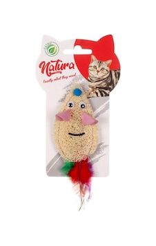 Natura PTC-051 15 CM Doğal Tüylü Sünger Fare Kedi Oyuncağı Natura PTC-051 15 CM Doğal Tüylü Sünger Fare Kedi Oyuncağı