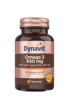 Dynavit Omega 3 950 Mg 30 Yumuşak Kapsül Dynavit Omega 3 950 Mg 30 Yumuşak Kapsül