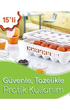 Northcity 15 Bölmeli Yumurta Kabı Royaleks-ak680 12 Izgara Northcity 15 Bölmeli Yumurta Kabı Royaleks-ak680 12 Izgara