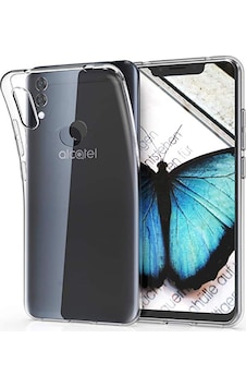 Alcatel 5v Kılıf Zore Süper Silikon Kapak Renksiz