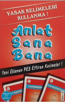 Anlat Sana Bana Yasaklı Kelime Kart Oyunu Kırmızı Anlat Sana Bana Yasaklı Kelime Kart Oyunu Kırmızı