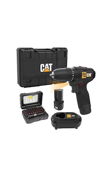 Cat Dx1160 12volt/2.0ah Li-ion Çift Akülü Kömürsüz Profesyonel Şarjlı Darbeli Matkap + Da01901 32 Pa Cat Dx1160 12volt/2.0ah Li-ion Çift Akülü Kömürsüz Profesyonel Şarjlı Darbeli Matkap + Da01901 32 Pa